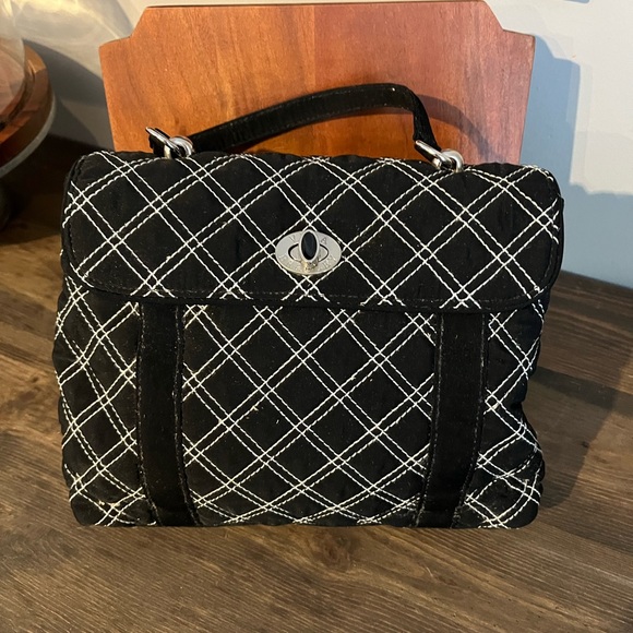 Vera Bradley Handbags - Vera Bradley Black and White Quilted Handbag